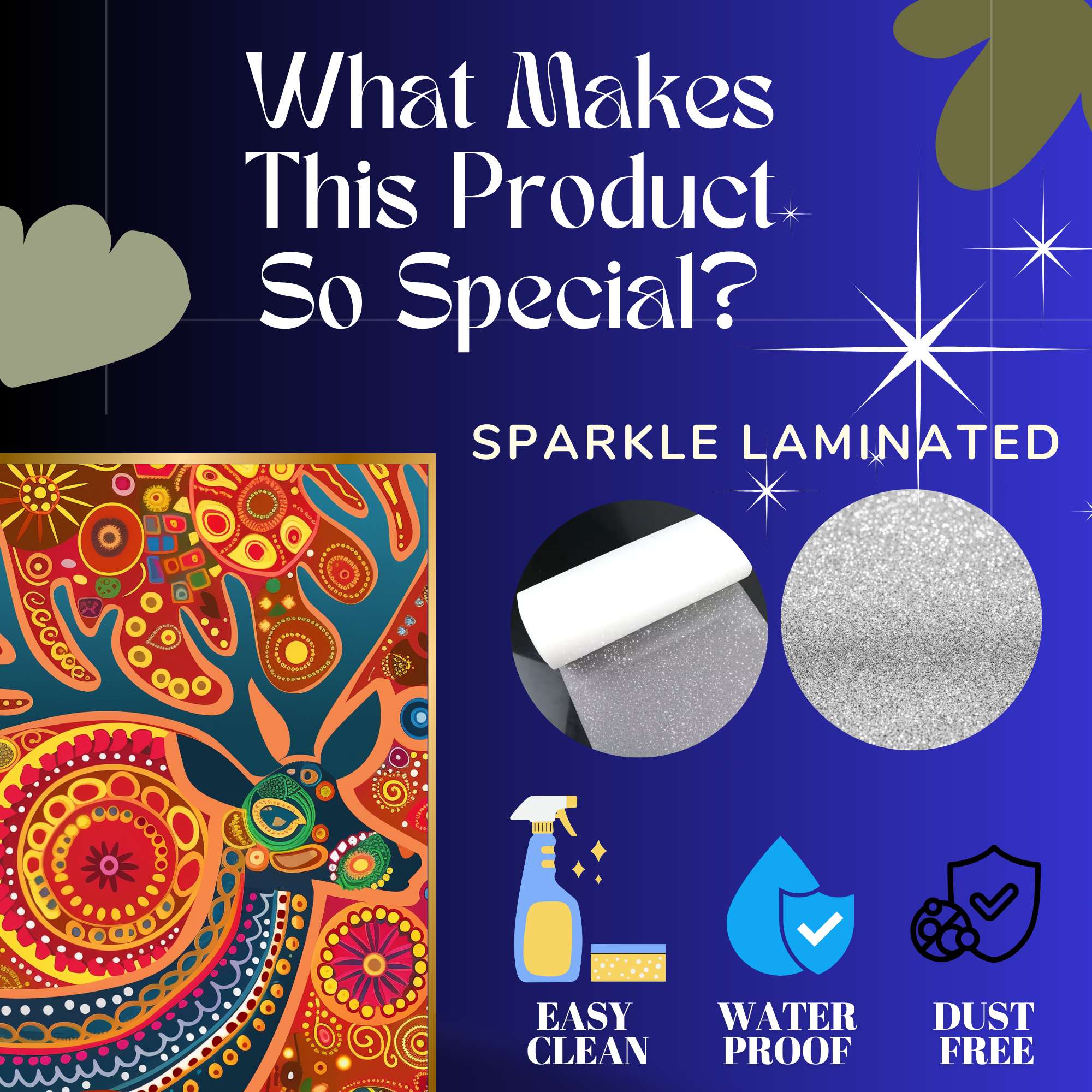 Set of Three Wall Paintings for Wall Dacoration Golden Framed Wall Paintings for Living Room & Bedroom Wall Art for Home Decoration & Office Wall Décor (18x12 inch CH-GD3-7) - Image 2